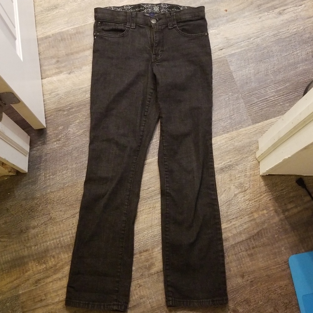 Black denim pants